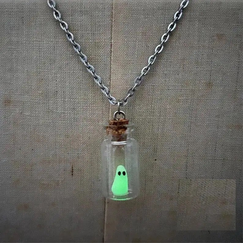 Ghost in a Bottle Necklace *glows*