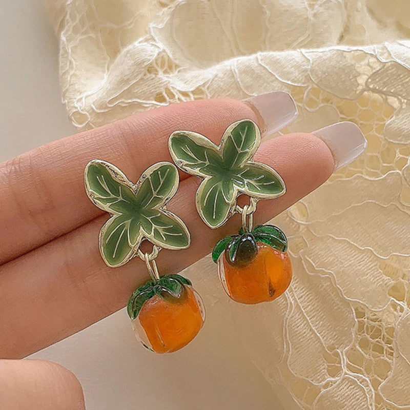 Persimmon Earrings