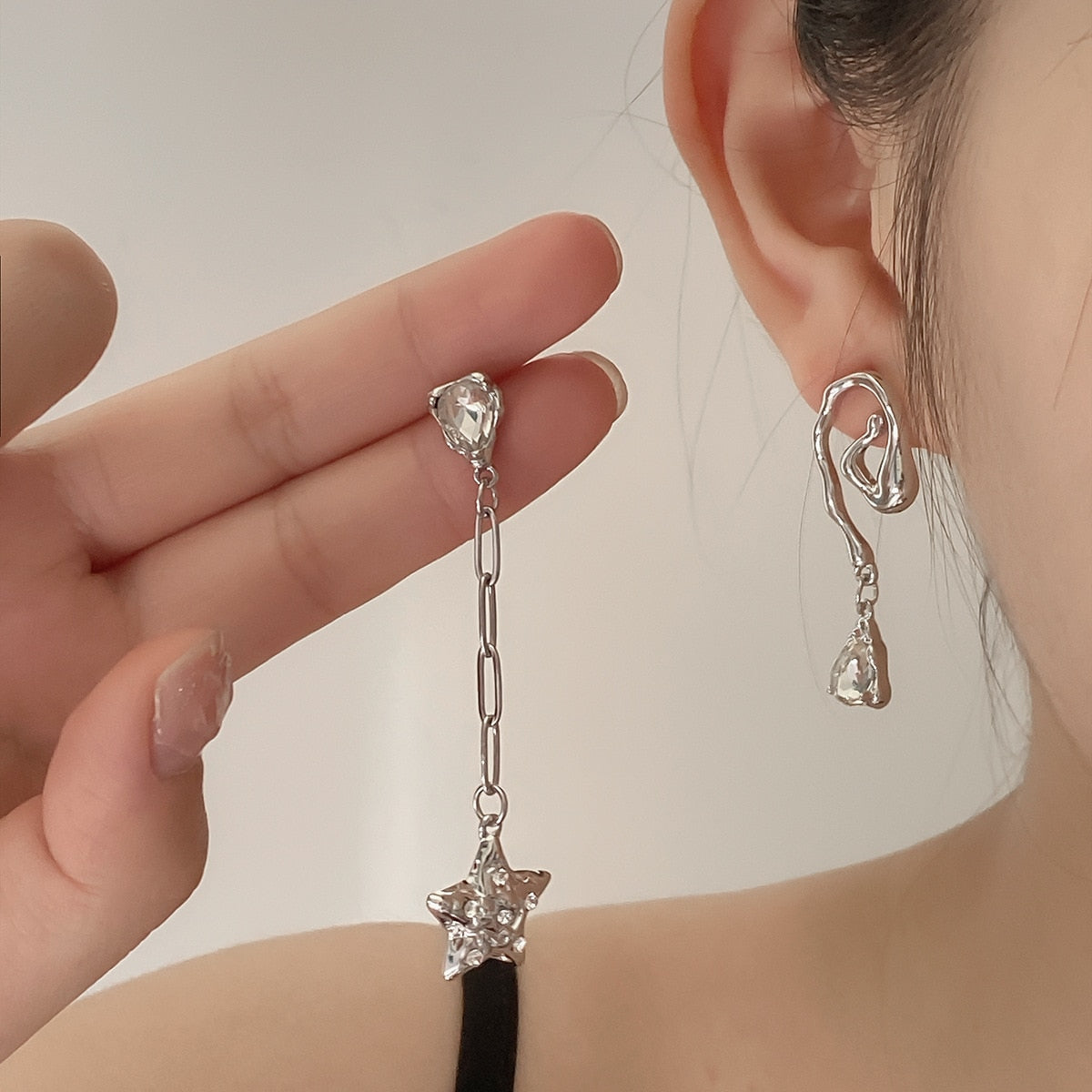 StarDrop Pearl Earrings