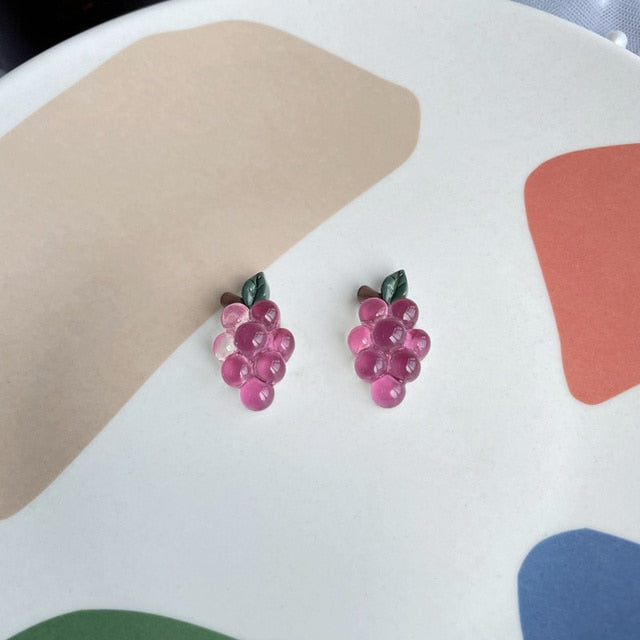 Cherry Drop Earrings