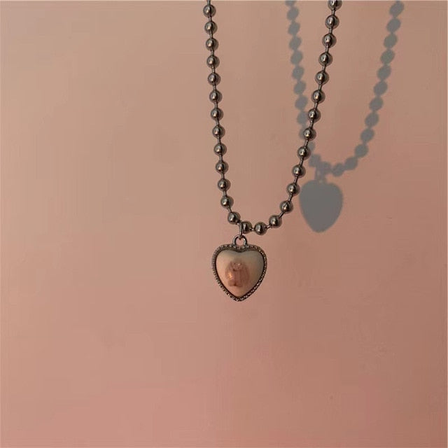 Sweater Heart Necklace