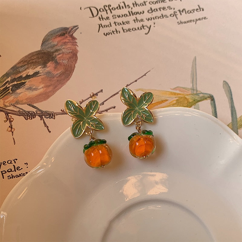 Persimmon Earrings