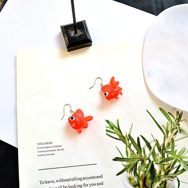 GoldFish Earrings
