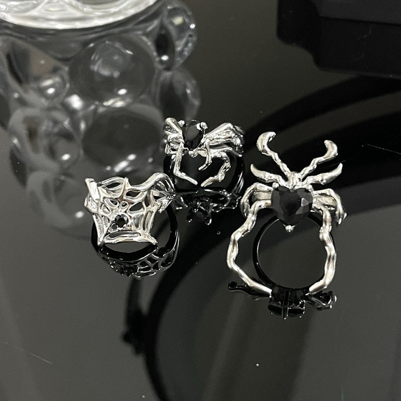 Spider Webs Rings