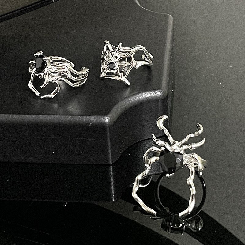 Spider Webs Rings