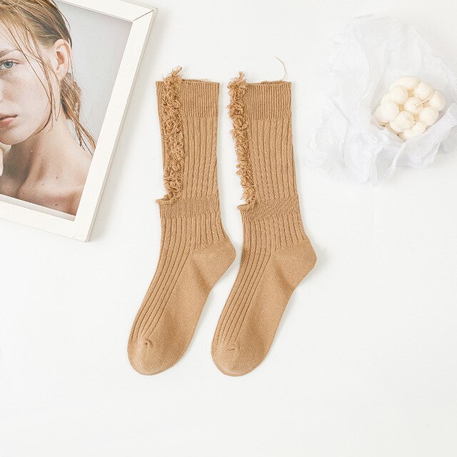 Gothic Ripped Punk Socks