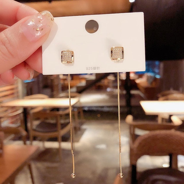 Golden Bow Earrings