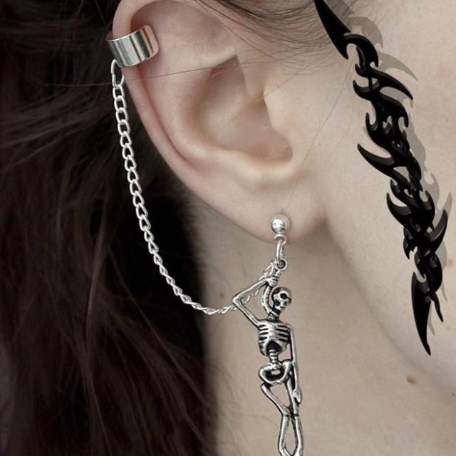 Rhinestone Cross Earrings