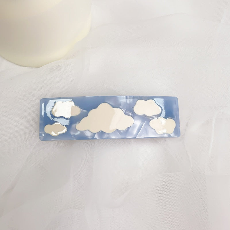 Sky Blue Hair Clips