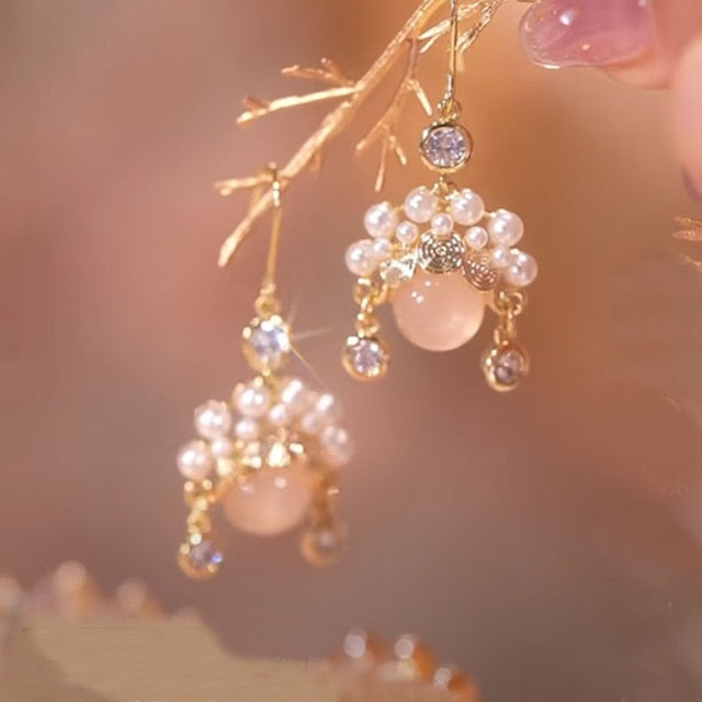 Golden Bow Earrings