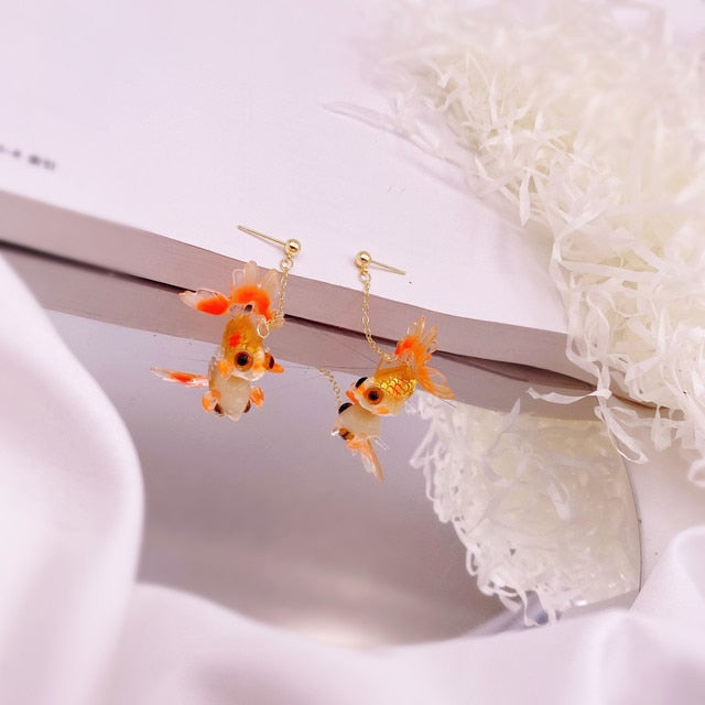 GoldFish Earrings