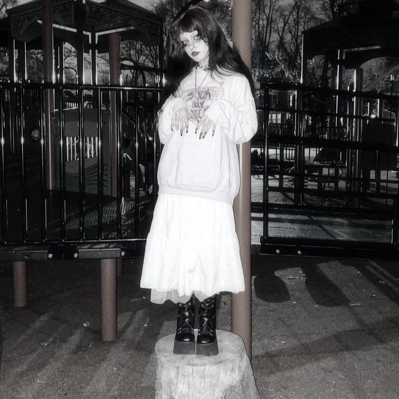 Lace Pleated Skirt