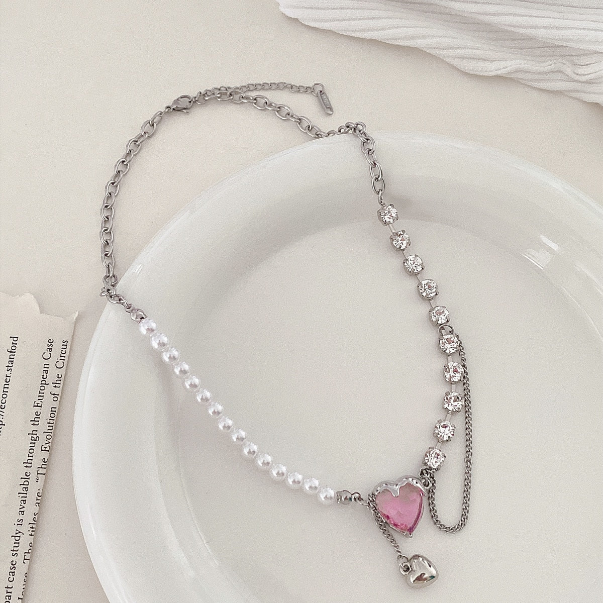Rose Crystal Necklace Collection
