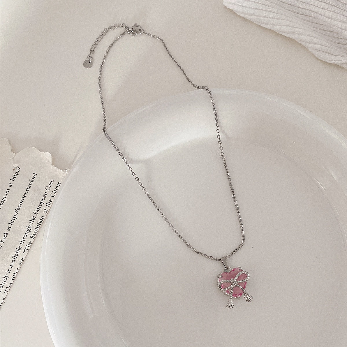 Rose Crystal Necklace Collection