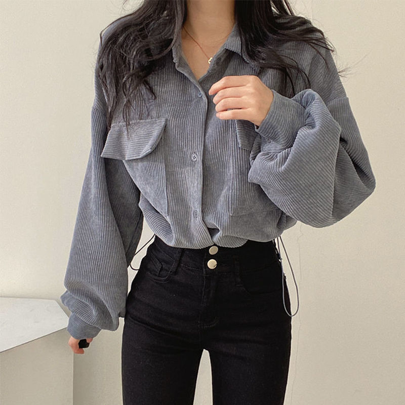 Gray Corduroy Jacket