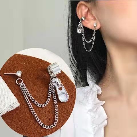 Rhinestone Cross Earrings