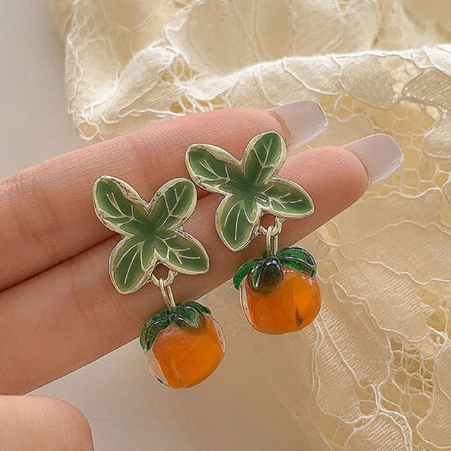 Persimmon Earrings