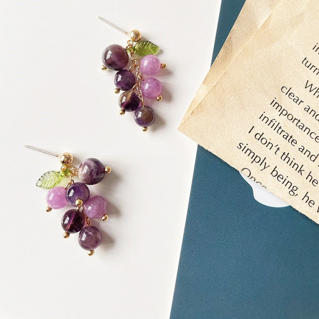 Cherry Drop Earrings