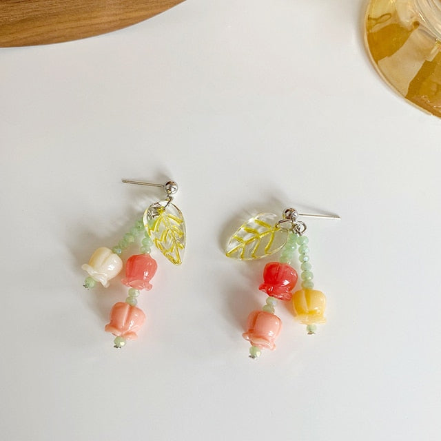 Cherry Drop Earrings