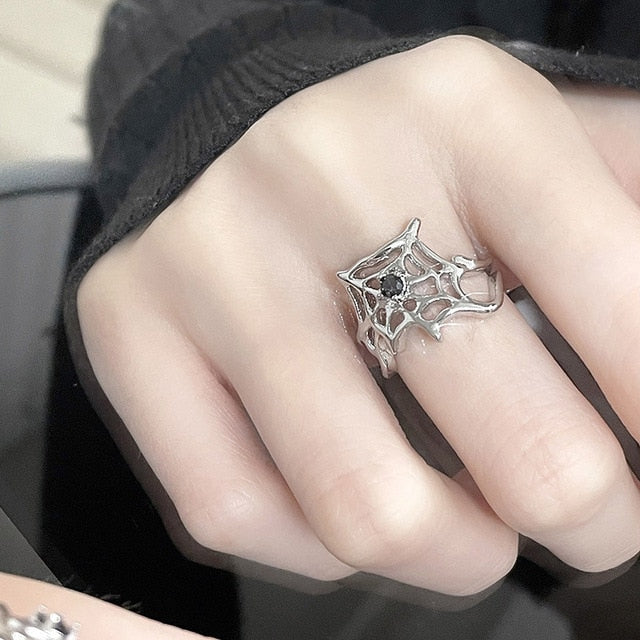 Spider Webs Rings