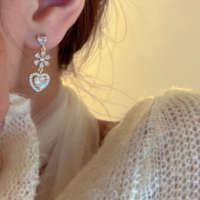 Golden Bow Earrings
