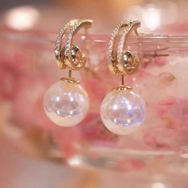 Golden Bow Earrings