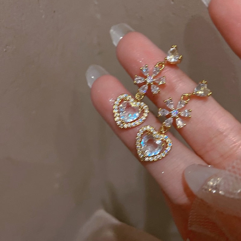 Golden Bow Earrings