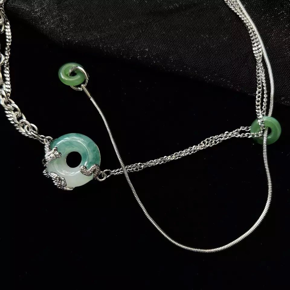 Jade Infinity Necklace