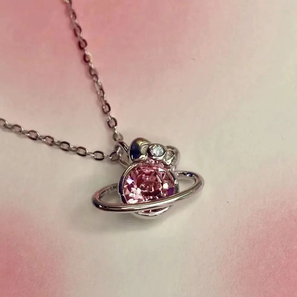 Planet Kitty Necklace