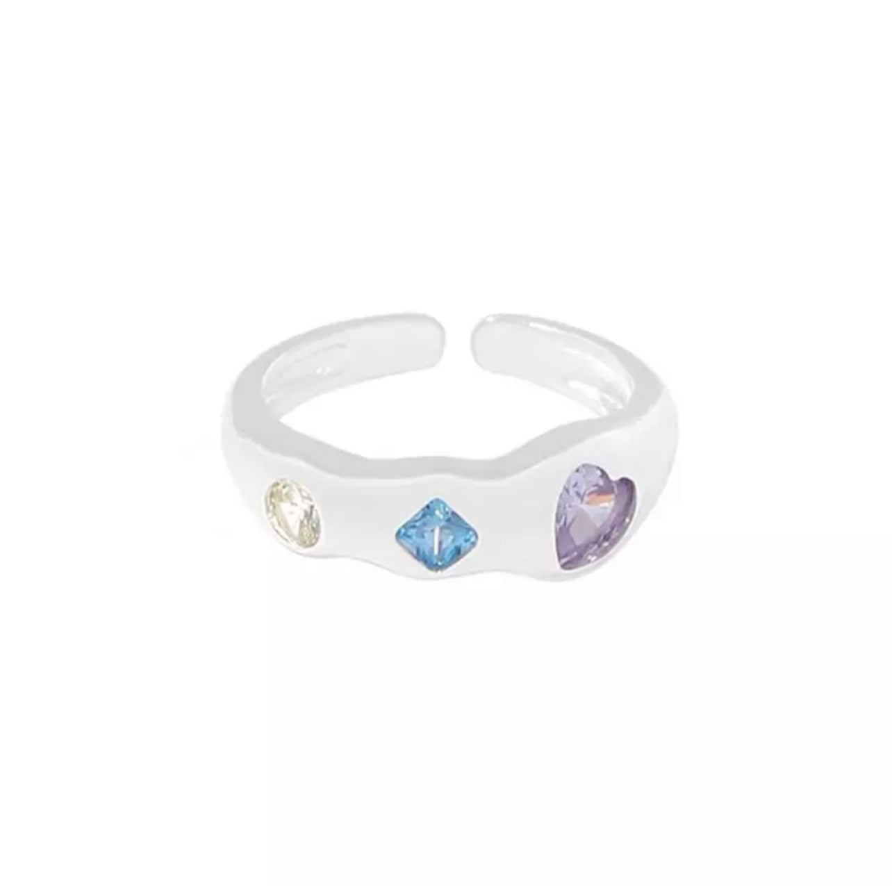 Chrome Gemstone Rings