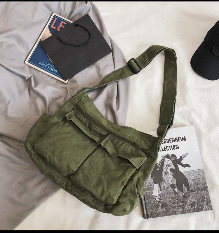Y2K Shoulder Canvas Bag