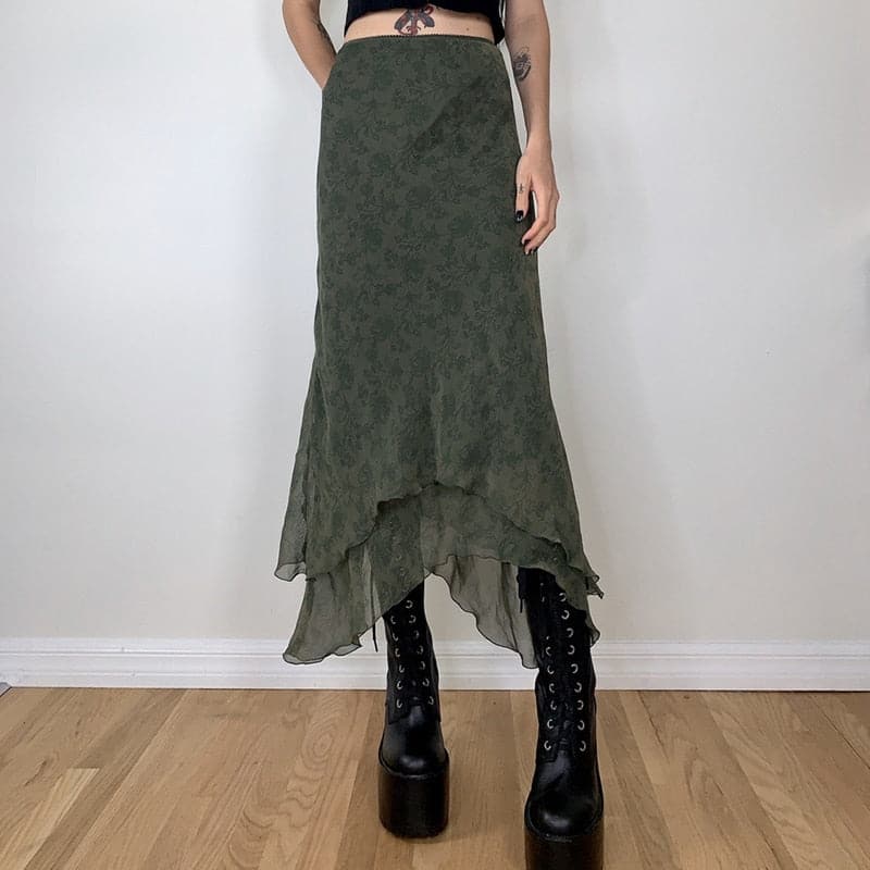 Fairy Grunge Maxi Skirt