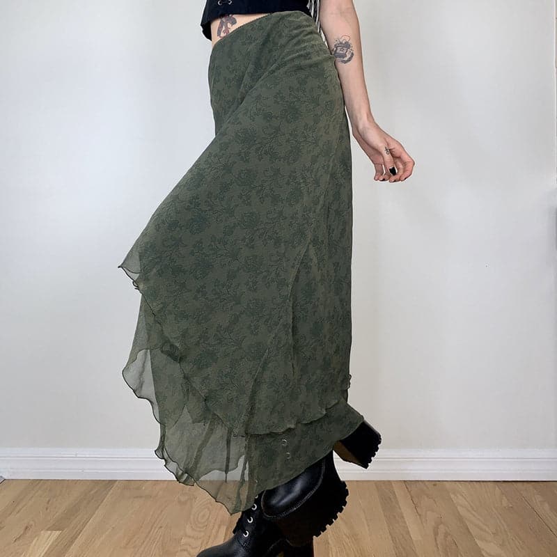 Fairy Grunge Maxi Skirt