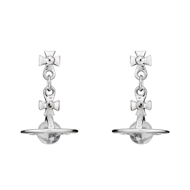 Silver Planet Earrings