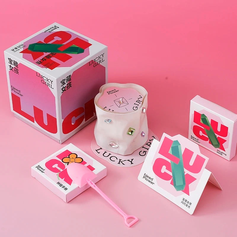 Lucky Girl DIY Candle 🍀