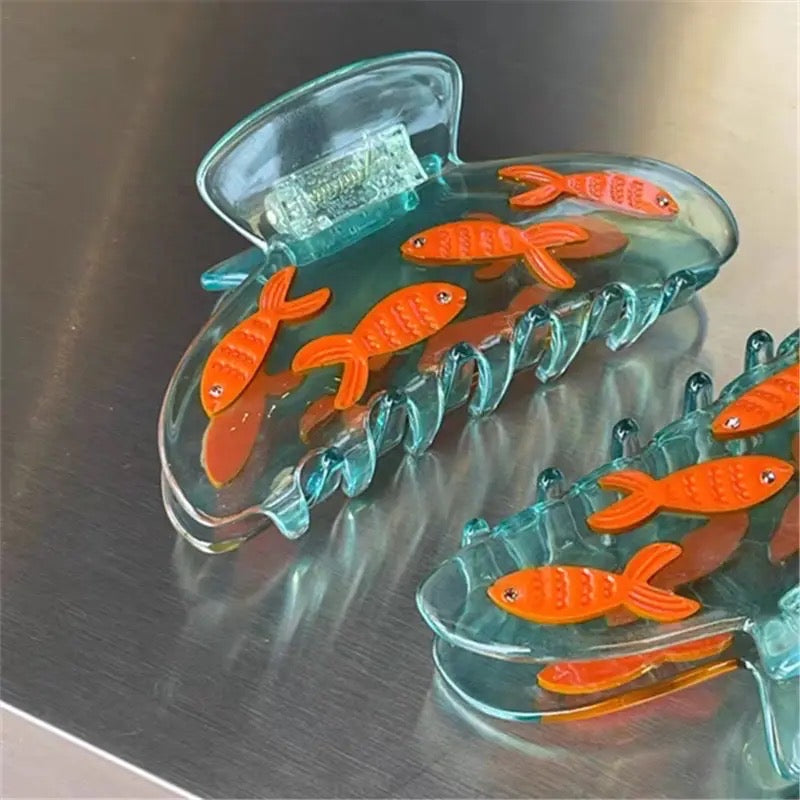 Lucky Goldfish Hairclip