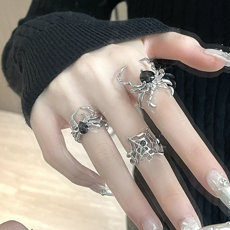 Spider Webs Rings