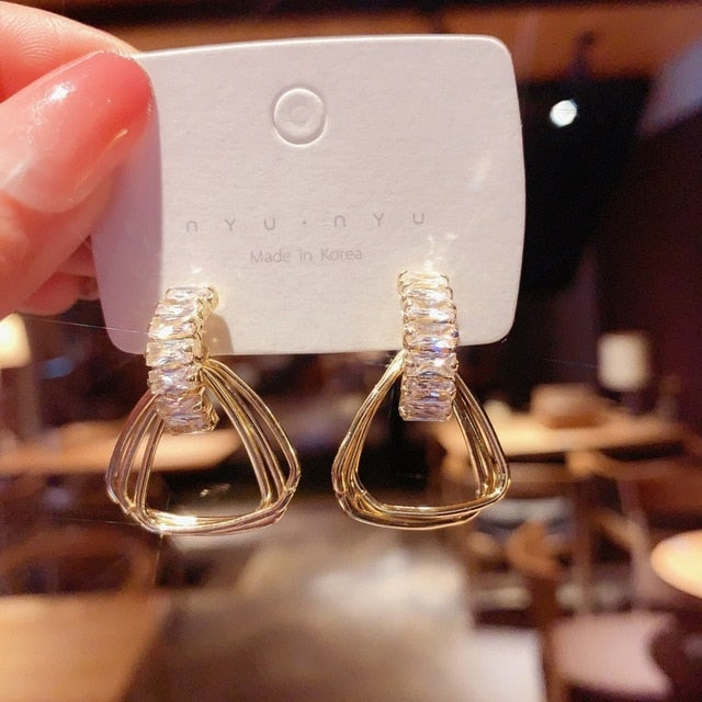 Golden Bow Earrings