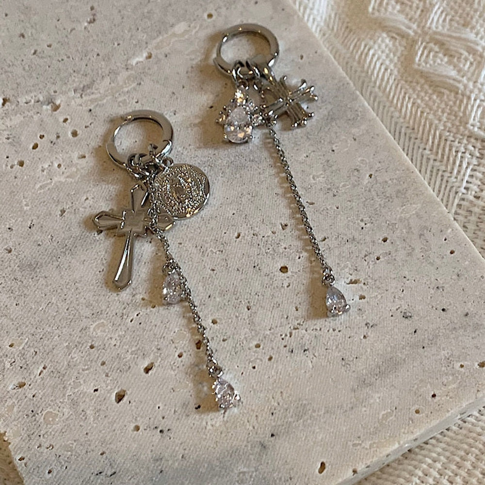 Cross Tassel Huggies