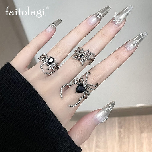 Spider Webs Rings