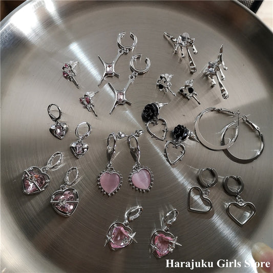Pink Punk Earring Collection