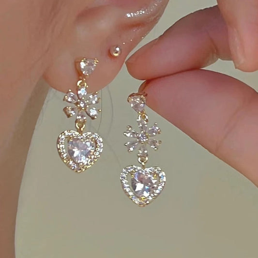 Golden Bow Earrings