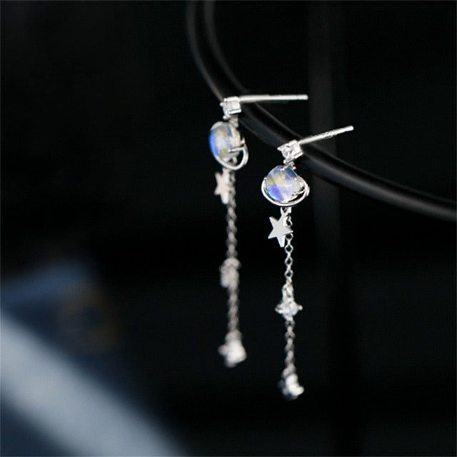 Planet Moon Earrings