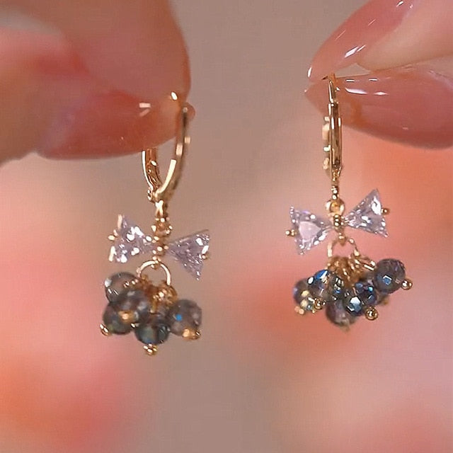 Golden Bow Earrings