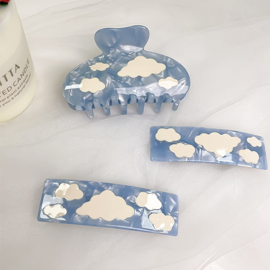 Sky Blue Hair Clips