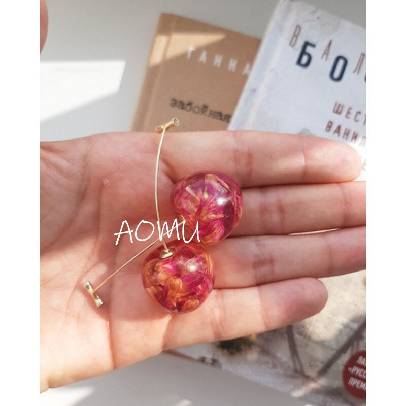 Cherry Drop Earrings