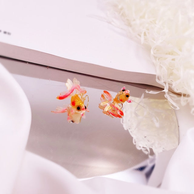 GoldFish Earrings