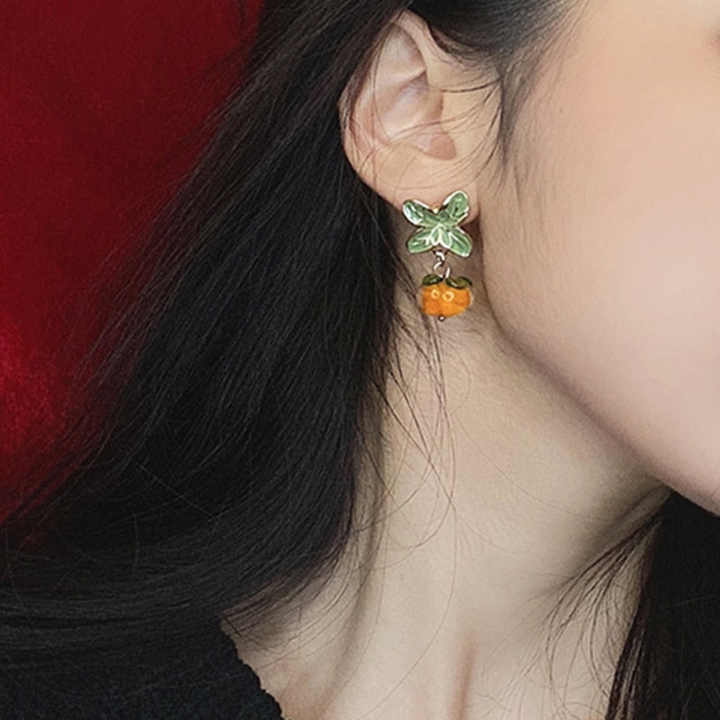 Persimmon Earrings
