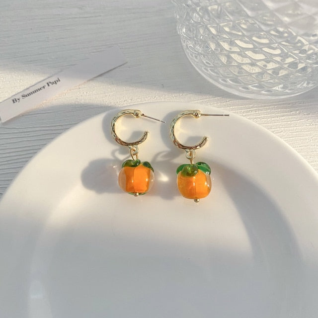 Persimmon Earrings