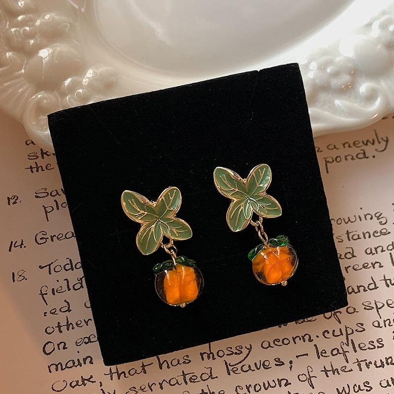 Persimmon Earrings